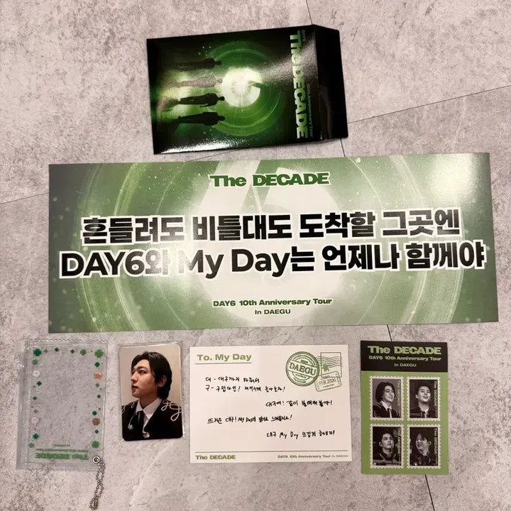 [BUNJANG] Day6 The Decade Daegu Concert Entry Kit + Slogan / 데이식스 The Decade 대구 막콘 입장키트+슬로건
