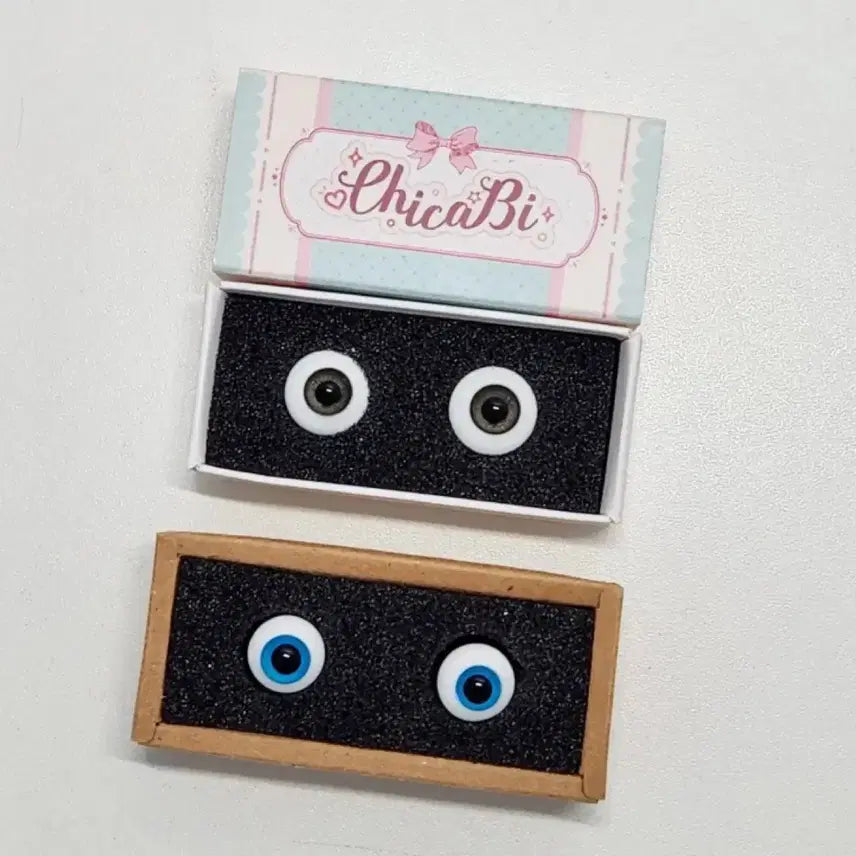 [BUNJANG] Chicabi BJD Glass Eyes 14mm 12mm / 구관 치카비 글라스 안구 마코 오즈 14mm usd 구체관절인형 유딩