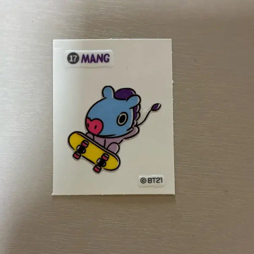 방탄소년단 BTS 띠부씰 굿즈 BT21 스티커 한정판