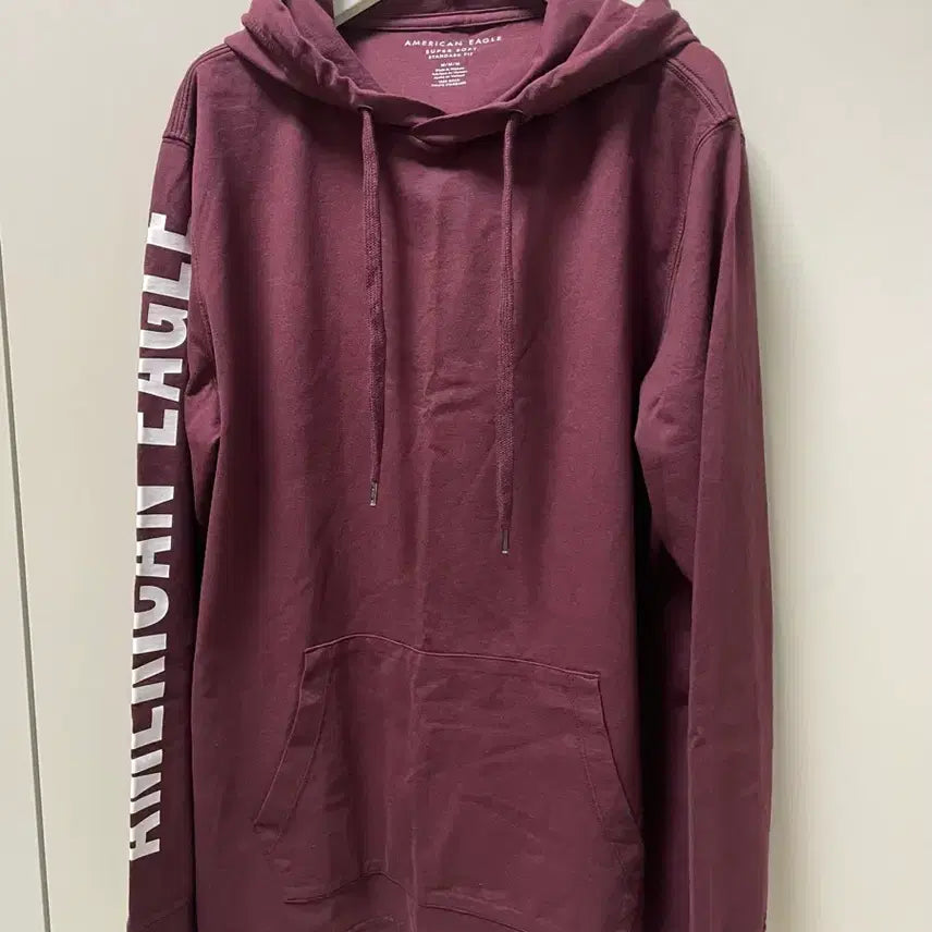[BUNJANG] American Eagle Burgundy Hoodie M / 아메리칸이글 버건디 후드티 M
