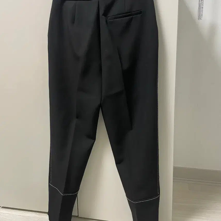 [BUNJANG] ZARA Stitch Black Slacks Pants XS / 자라 스티치 블랙 슬랙스 팬츠 XS