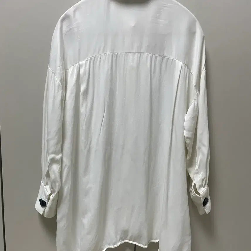 [BUNJANG] ZARA Silket White Blouse Shirt / 자라 실켓 화이트 블라우스 셔츠