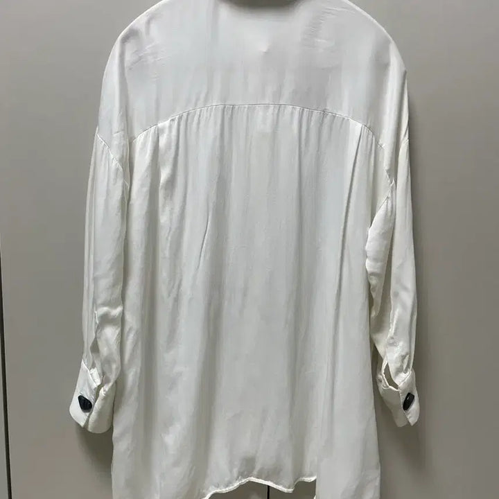 [BUNJANG] ZARA Silket White Blouse Shirt / 자라 실켓 화이트 블라우스 셔츠