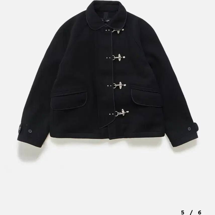 [BUNJANG] Eastlog Fireman Wool Jacket Black L / 이스트로그 파이어맨 울 자켓 블랙 L