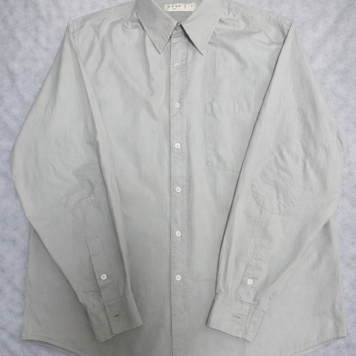 [BUNJANG] Unknown Daily Shirt Light Gray / [2 size] 노운 데일리 셔츠 라이트그레이