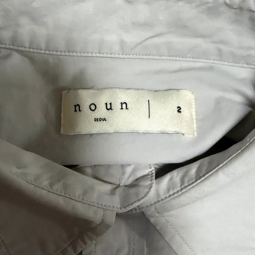 [BUNJANG] Unknown Daily Shirt Light Gray / [2 size] 노운 데일리 셔츠 라이트그레이