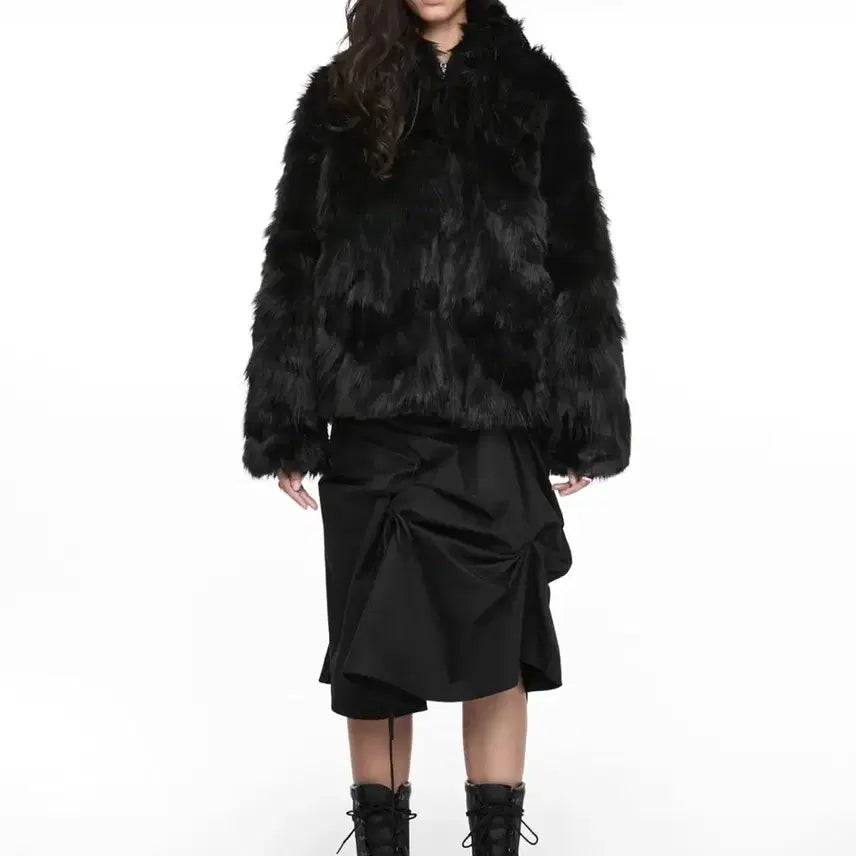 [BUNJANG] Reversible Faux Fur Jacket / 나체 리버시블 퍼자켓