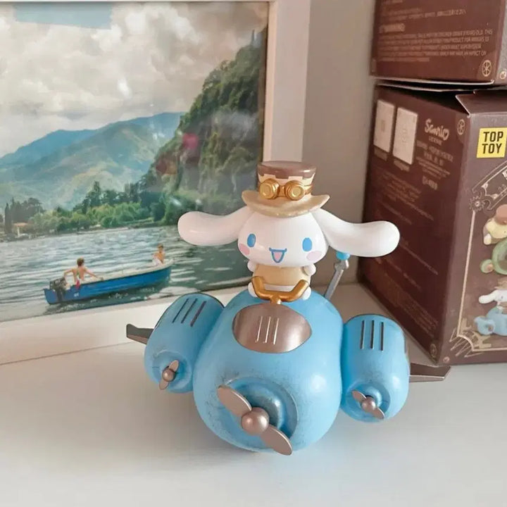 [BUNJANG] TopToy Steampunk Cinnamoroll Airplane Figure / 탑토이 스팀펑크 시나모롤 비행기 피규어