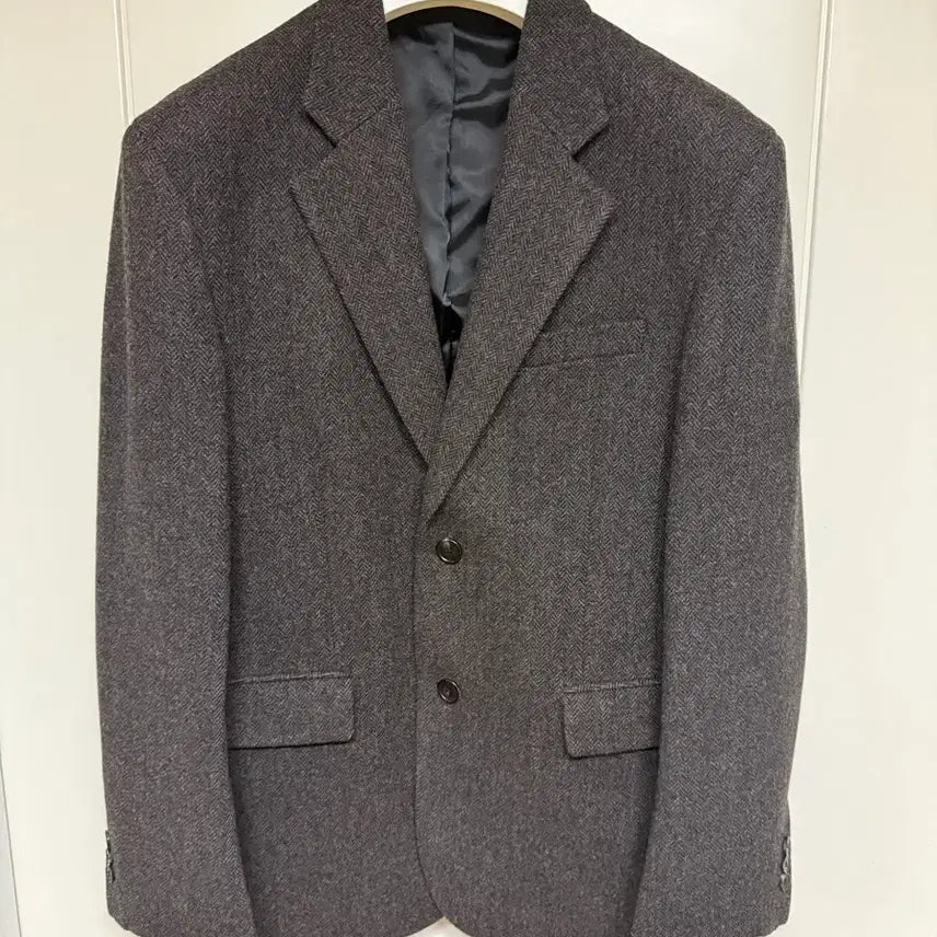 [BUNJANG] Tngt Herringbone Jacket Deep Brown 105 / Tngt 울 헤링본 자켓 딥브라운 105 사이즈