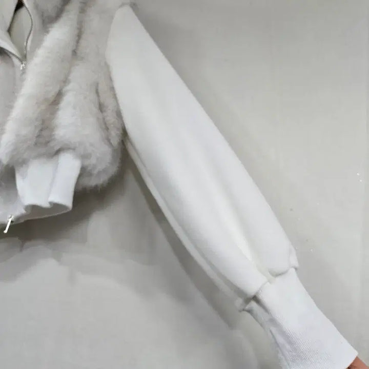 [BUNJANG] Faux Fur Zip-Up Training Set / 새상품) 퍼 집업 트레이닝복 세트