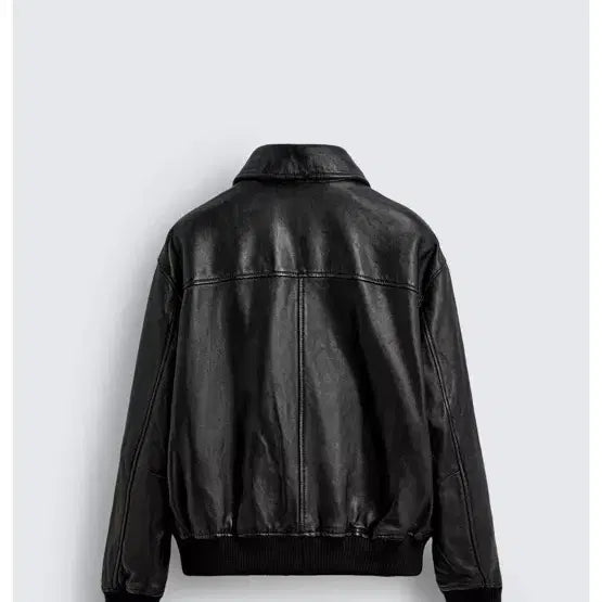 [SOLD OUT] 자라 릴렉스핏 레더 자켓 S