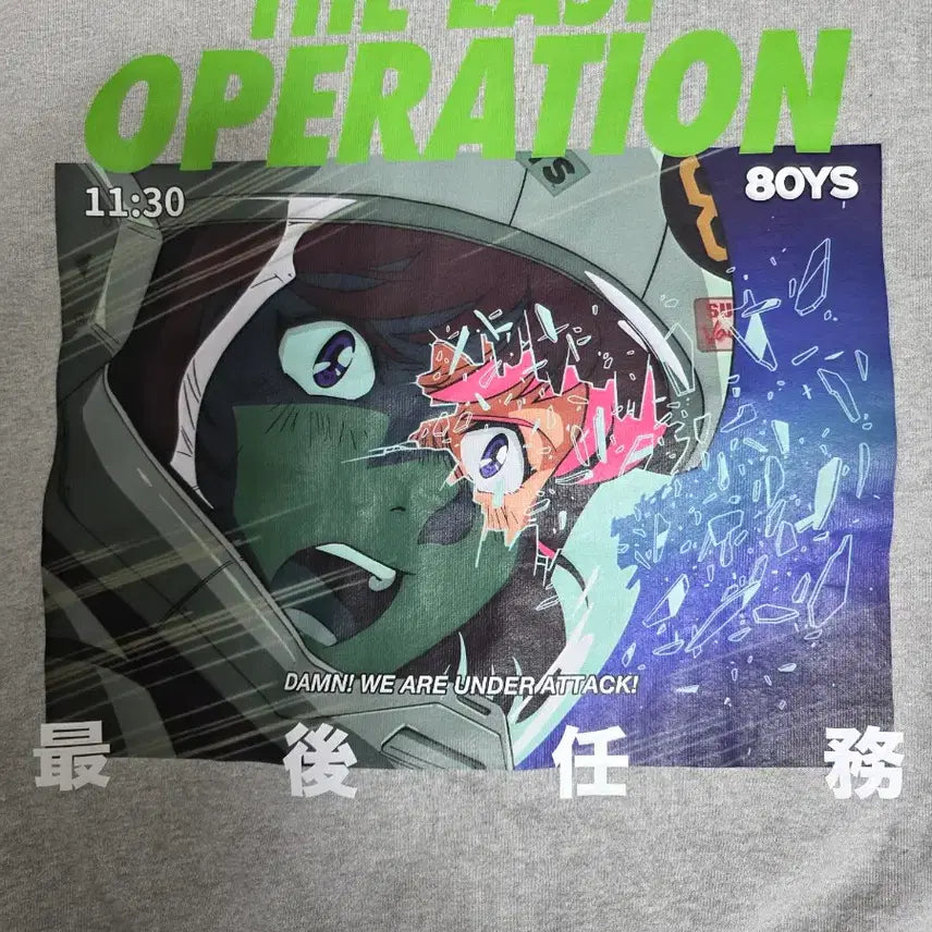 [BUNJANG] Cucumbers Final Mission Sweatshirt / 큐컴버스 최종임무 맨투맨