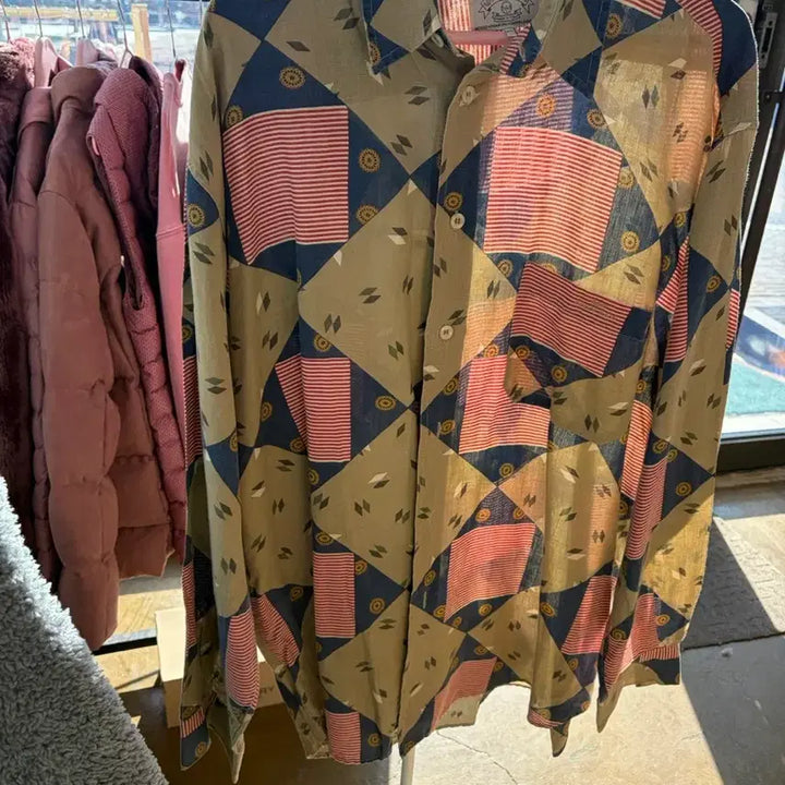 [BUNJANG] Armani Jeans Pattern Shirt / 알마니진 패턴 셔츠