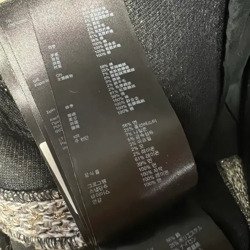 [BUNJANG] MAJE Tweed Mini Dress with Silver Glitter / 마쥬 MAJE 트위드 원피스 실버 펄 글리터 미니 반팔 하객룩 금장버튼