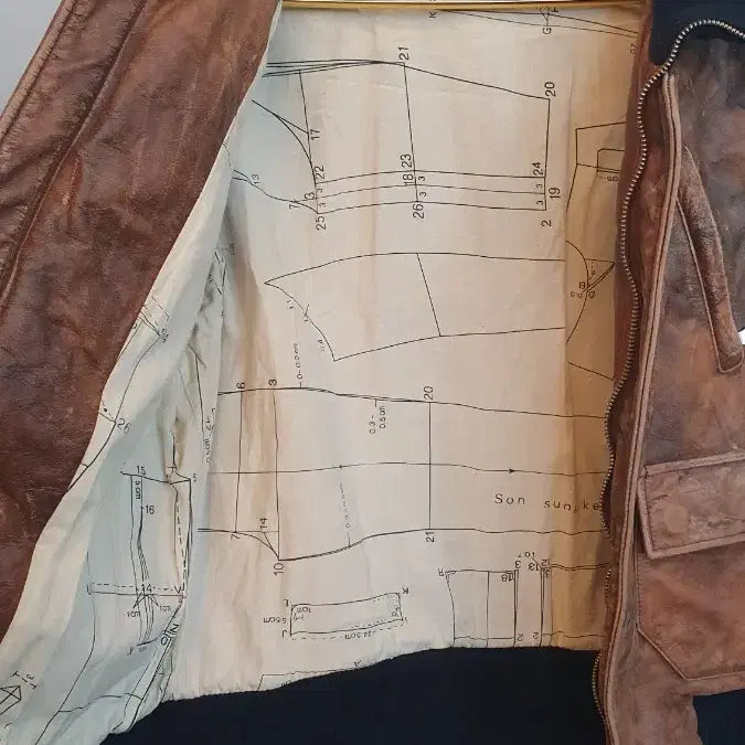 [BUNJANG] Vintage Brown Two-Way Blouson Jacket / 빈티지 브라운 블루종 자켓(투웨이)조끼로도가능 프리