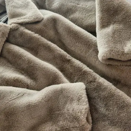 [SOLD OUT] 오늘만이가격)고퀄 두툼한 커피우유 브라운 밍크퍼 코트 퍼자켓