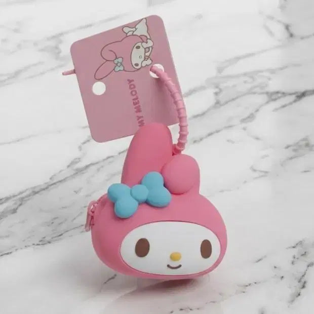 [BUNJANG] Sanrio My Melody Silicone Coin Purse Keyring / 산리오 실리콘 동전지갑 키링 새제품 마이멜로디