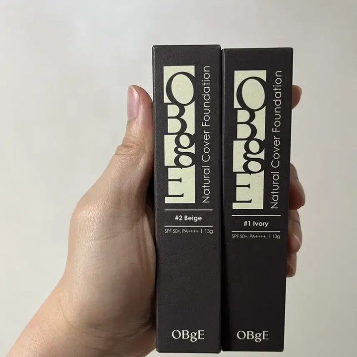 [BUNJANG] Obge Natural Cover Foundation / (새제품)오브제 내추럴 커버 파운데이션 1,2호