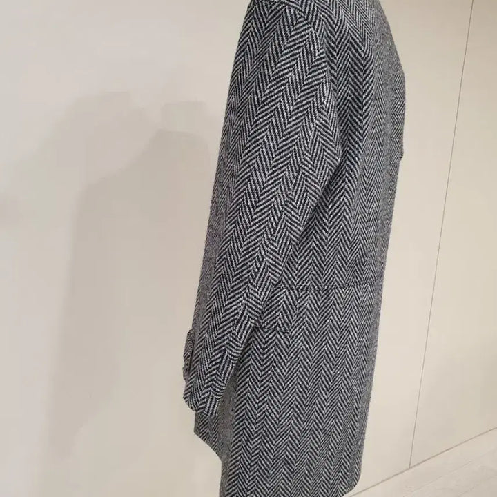 [BUNJANG] Valentino Herringbone Wool Coat / 정품 발렌티노 헤링본 패턴 모직 코트