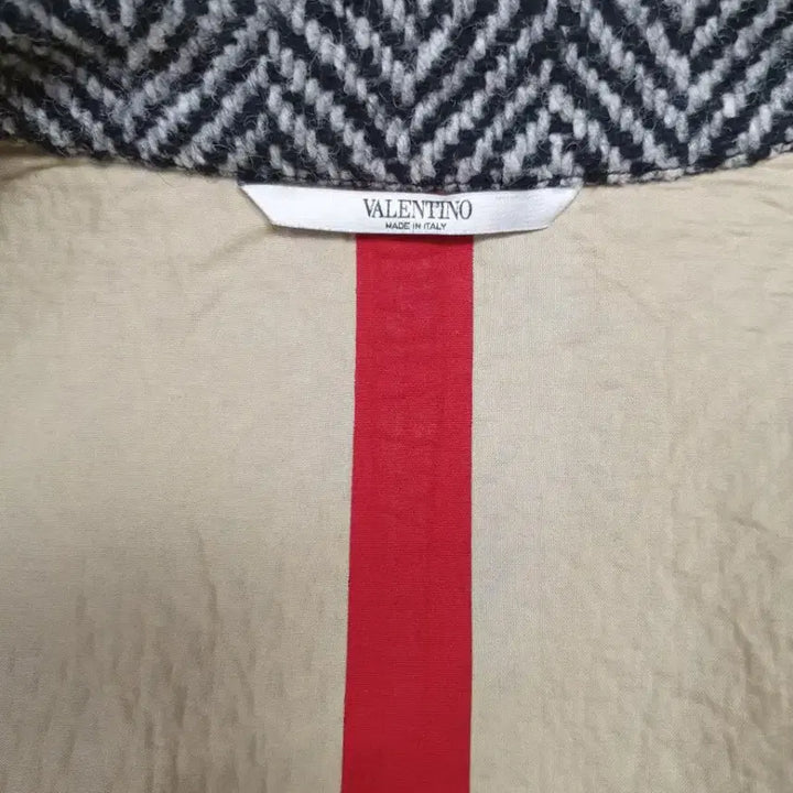 [BUNJANG] Valentino Herringbone Wool Coat / 정품 발렌티노 헤링본 패턴 모직 코트