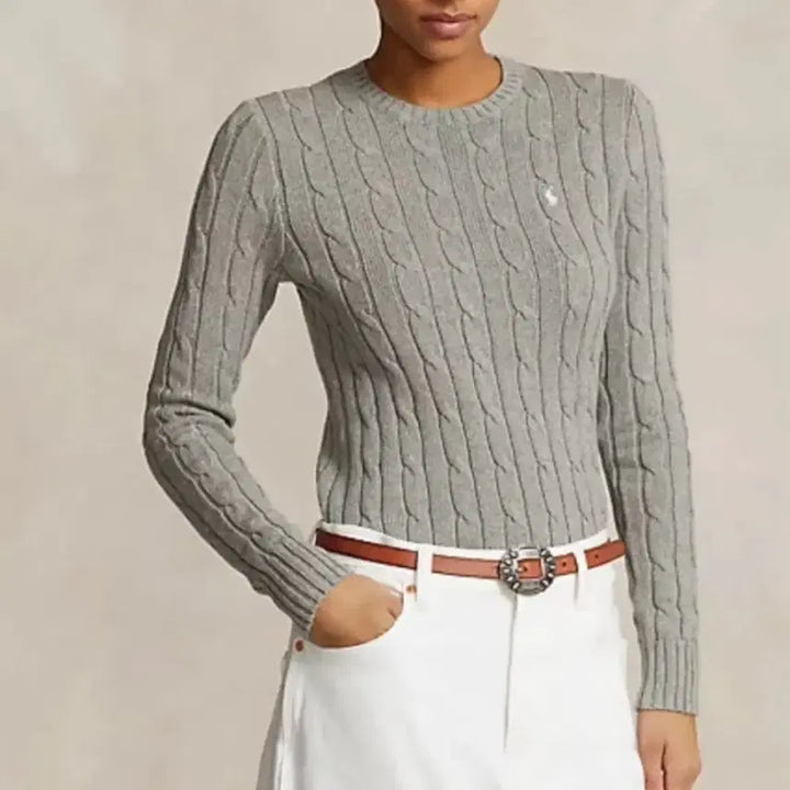 [BUNJANG] Polo Ralph Lauren Cable Knit Sweater Size S / POLO 폴로 랄프로렌 케이블 니트 S 새상품급