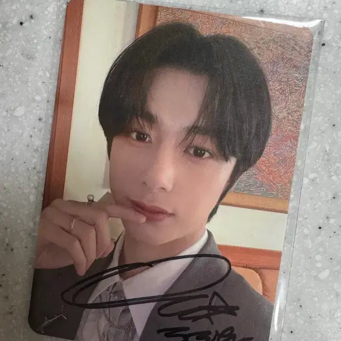 몬스타엑스 형원 친필싸인포카