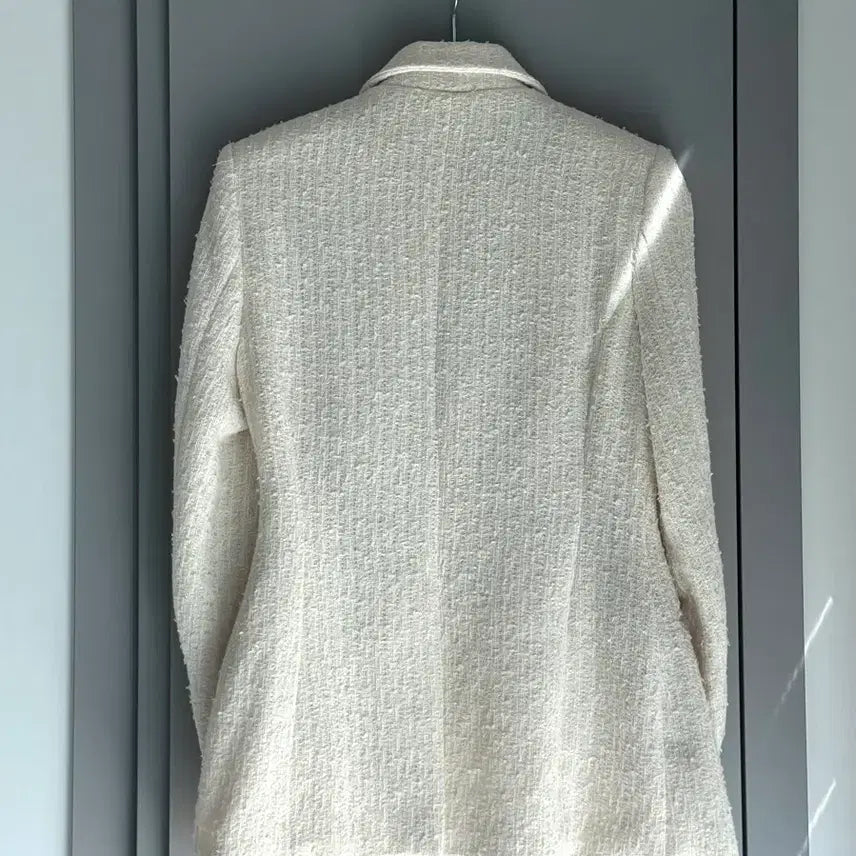 [BUNJANG] Ivory Tweed Jacket / 우아한 아이보리 트위드 자켓