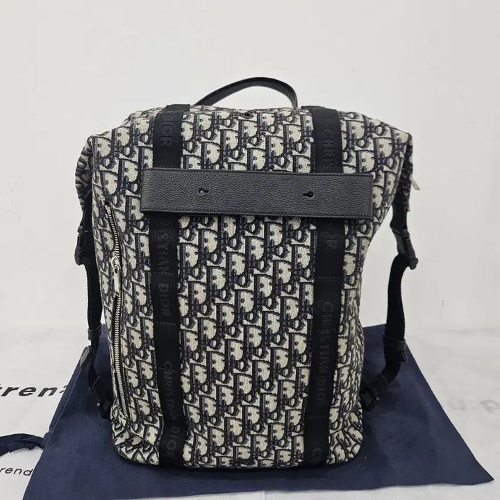 [BUNJANG] Dior Oblique Embroidered Backpack / 디올 오블리크 자수 백팩