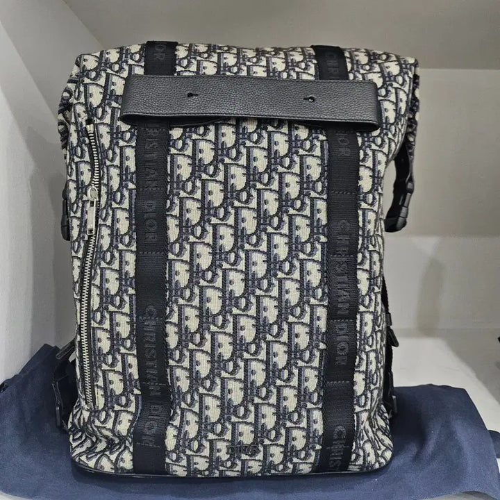 [BUNJANG] Dior Oblique Embroidered Backpack / 디올 오블리크 자수 백팩