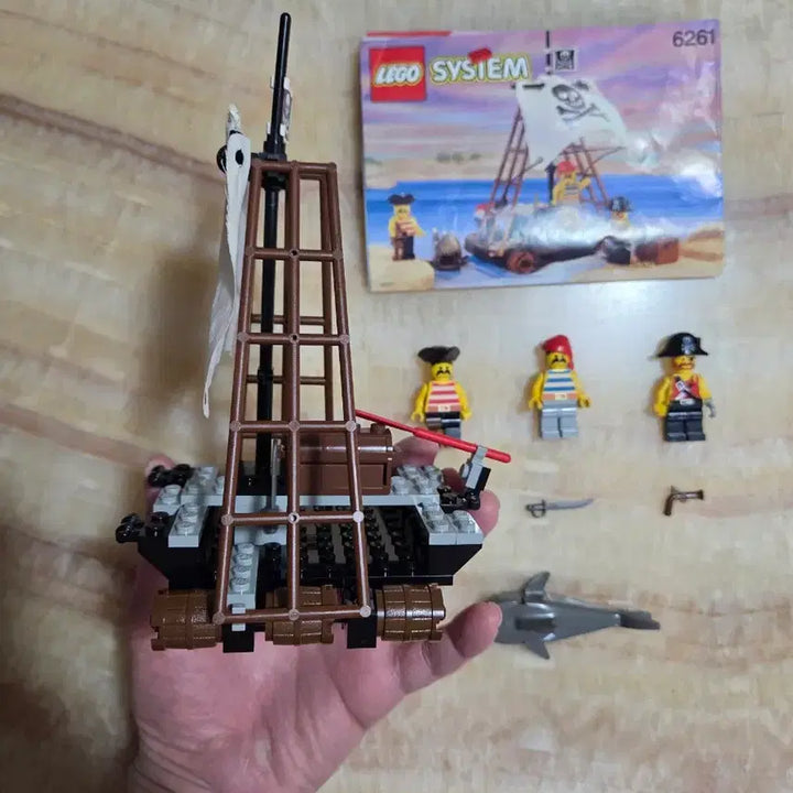 [BUNJANG] Lego System 6261 Pirate Raft Minifigure / 레고 시스템 6261 해적 뗏목 미니피규어