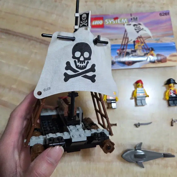 [BUNJANG] Lego System 6261 Pirate Raft Minifigure / 레고 시스템 6261 해적 뗏목 미니피규어