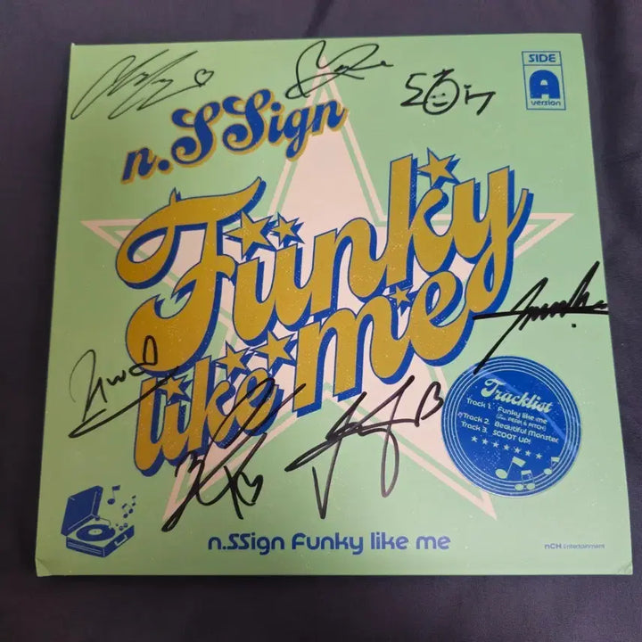 [BUNJANG] n.SSign Funky like me Signed Album / n.SSign (엔싸인) Funky like me 싸인 앨범