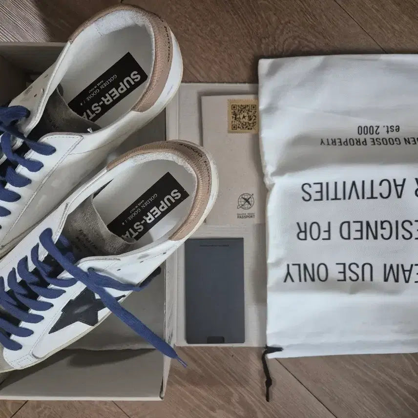 [BUNJANG] Golden Goose Superstar Sneakers / 골든구스 슈퍼스타 화이트 블랙 스니커즈