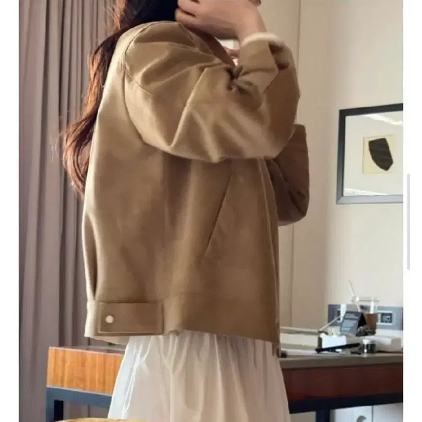 [BUNJANG] Bronze Wholesale Tech Suede Jacket / 브론즈 도매텍 스웨이드자켓