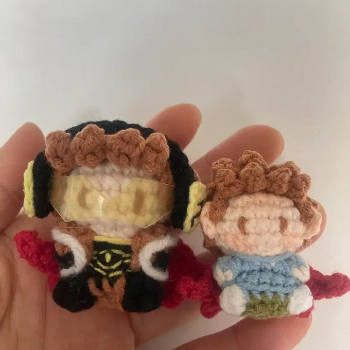 [BUNJANG] My Hero Academia Hawks Crochet Keyring Set / 호크스뜨개 키링