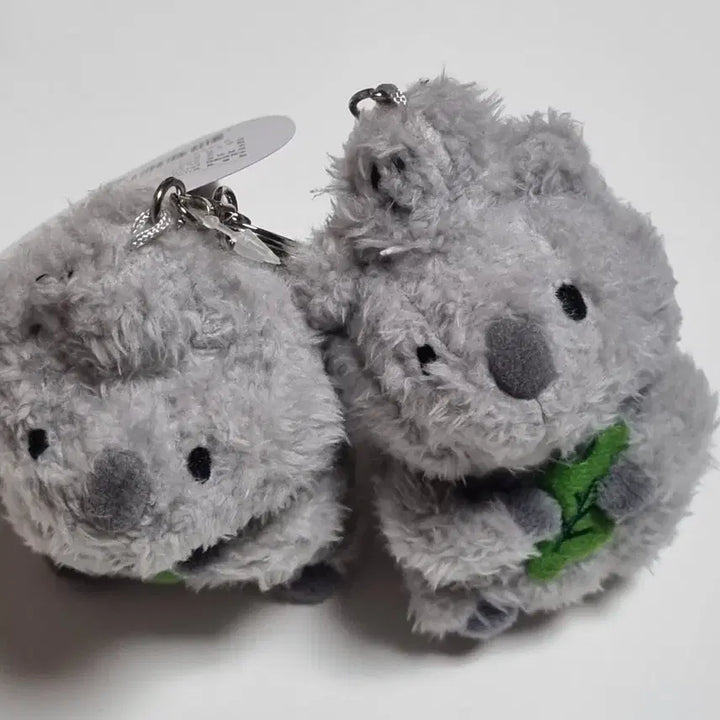 [BUNJANG] Leaf Quokka Jeju Stone Grandpa Keychain Plush / 잎사귀 쿼카 제주 하르방 키링 인형