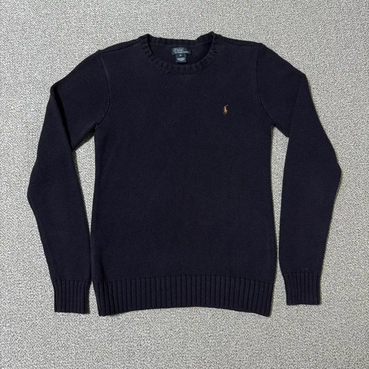 [BUNJANG] Polo Ralph Lauren Navy Knit Sweater / 폴로 랄프로렌 니트 네이비 여성용