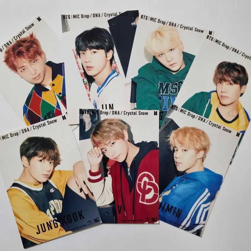 방탄 BTS 일본 앨범 포카 7명 일괄 (앨범포함)