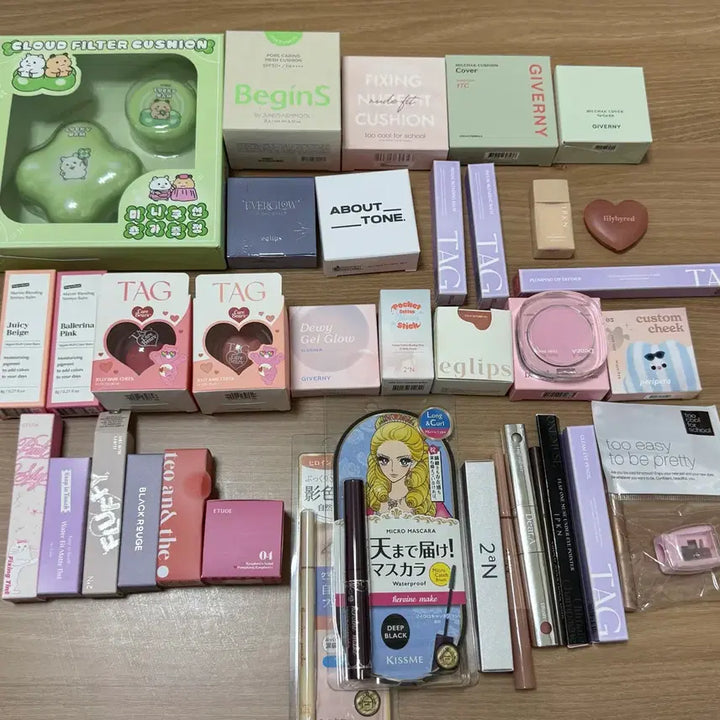 [BUNJANG] Cosmetics Bundle Set / ₩1500~ [색조] 쿠션 / 블러셔 / 틴트 / 하이라이터 / 마스카라