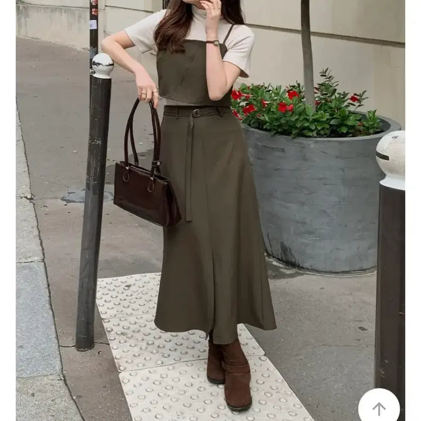 [BUNJANG] Lili&amp;Co Inative Bustier Mermaid Long Skirt Two-Piece Set / 리리앤코 이네티브 뷔스티에 머메이드 롱스커트 투피스 세트 하객룩 에이블리