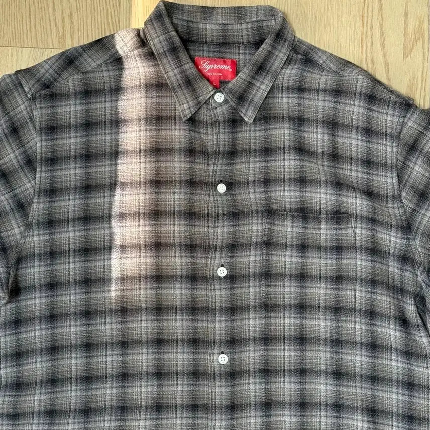 [BUNJANG] Supreme 22SS Checkered Shirt / 슈프림 22ss 반팔 체크 셔츠