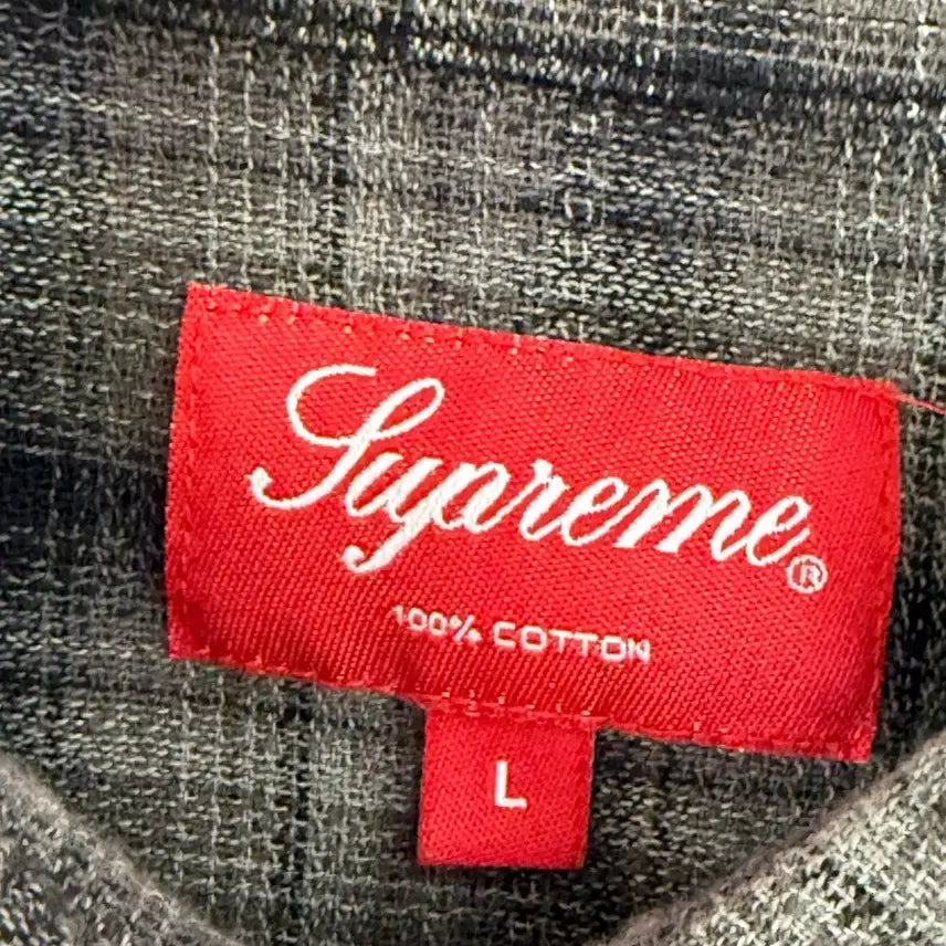 [BUNJANG] Supreme 22SS Checkered Shirt / 슈프림 22ss 반팔 체크 셔츠