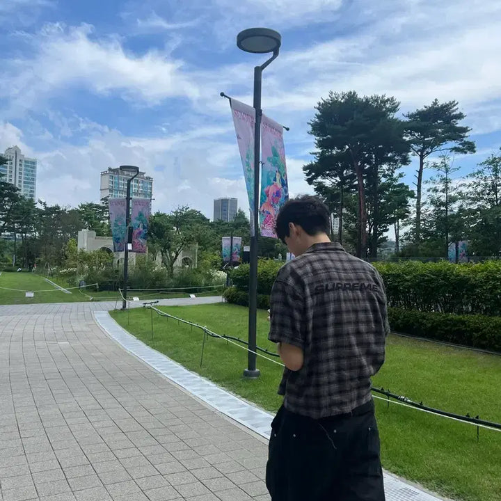 [BUNJANG] Supreme 22SS Checkered Shirt / 슈프림 22ss 반팔 체크 셔츠