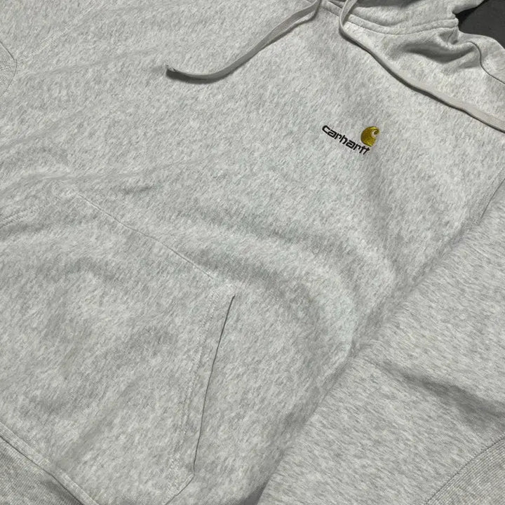 [BUNJANG] Carhartt WIP Ash Gray Hoodie / 칼하트 wip 윕 후드티 백염 애쉬 그레이