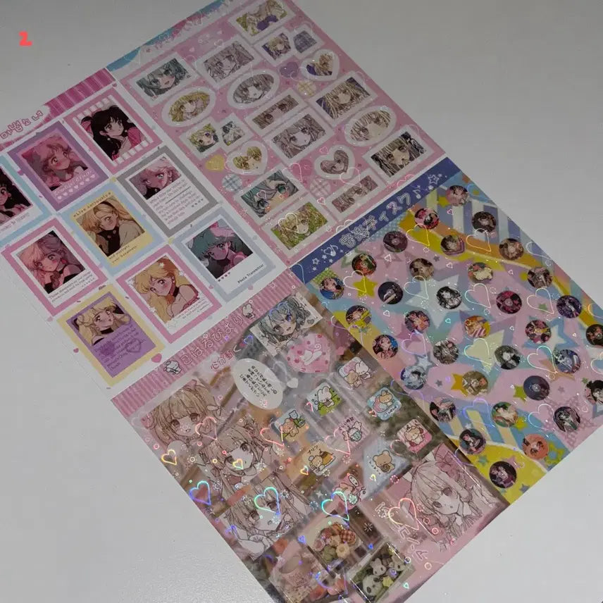 [BUNJANG] Assorted Decorative Stickers Bundle Set / 다꾸 스티커7 일괄판매