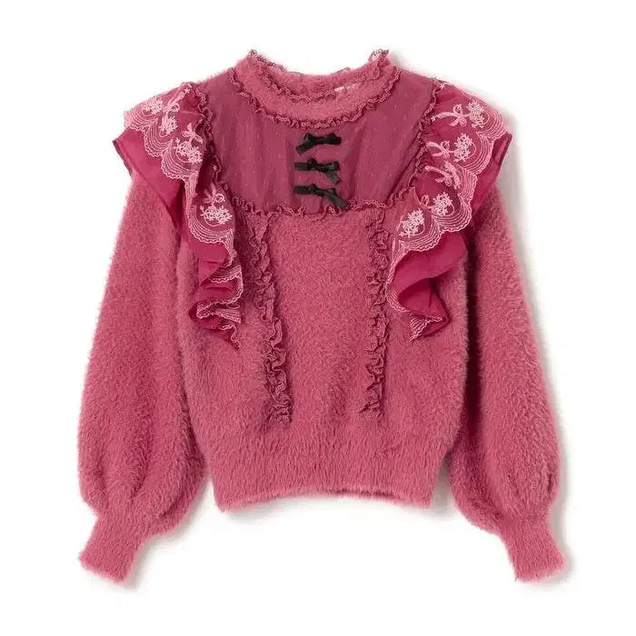 [BUNJANG] Millefeuille Closet Knit Top / 일본브랜드 밀푀유 클로젯 니트