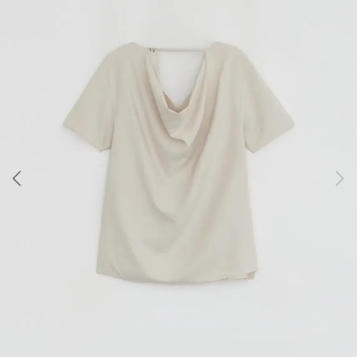 [BUNJANG] Lowtide CUPRO DRAPE TOP [BEIGE] / Lowtide 로우타이드 CUPRO DRAPE TOP [BEIGE]