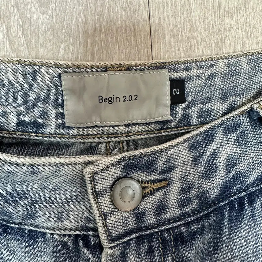 [BUNJANG] Began 202 Veneta Denim Pants Light Blue / 비긴202 베네타 데님 팬츠 연청 2