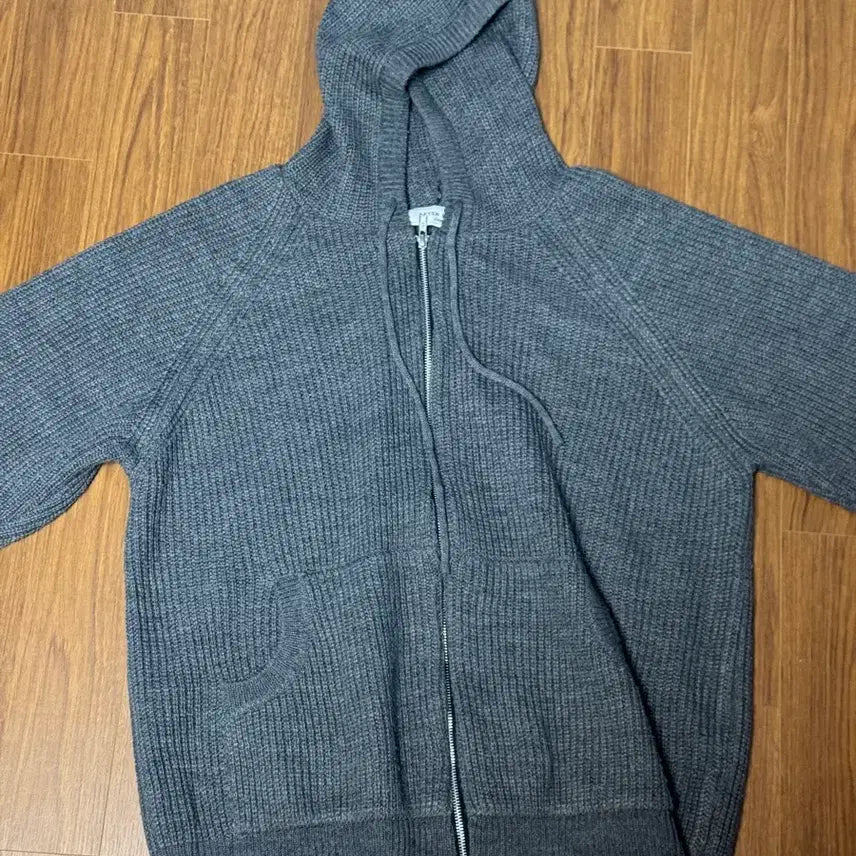 [BUNJANG] Afterpray Knit Hoodie Zip-up (L) / 애프터프레이 니트 후디 집업 L