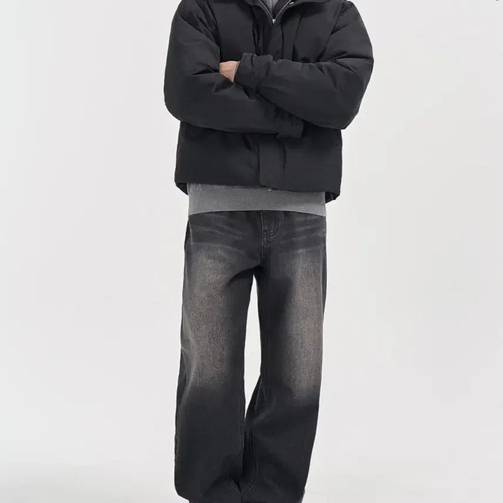 [BUNJANG] TOFFEE Short Padded Bomber Jacket / 토피 숏패딩 봄버